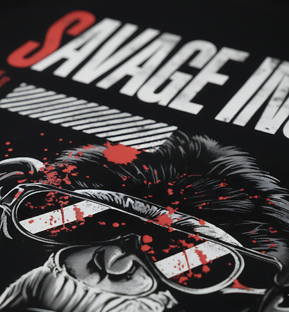 Mens Terry Oversized Tee ( Unisex ) Savage instinct