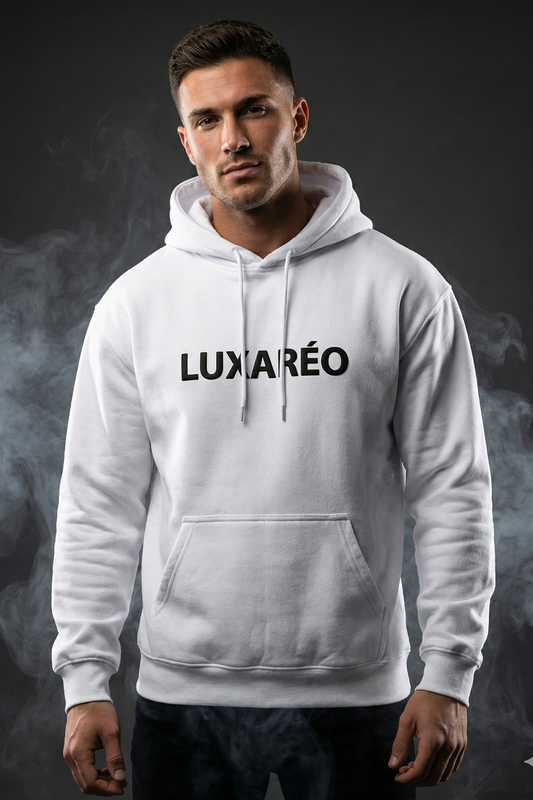 Luxareo Puff Black Hoodie (Unisex)