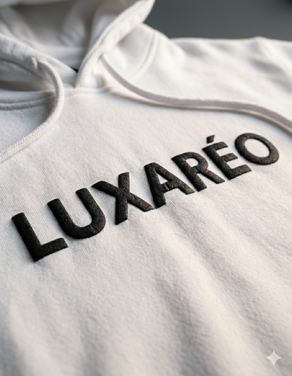 Luxareo Puff Black Hoodie (Unisex)