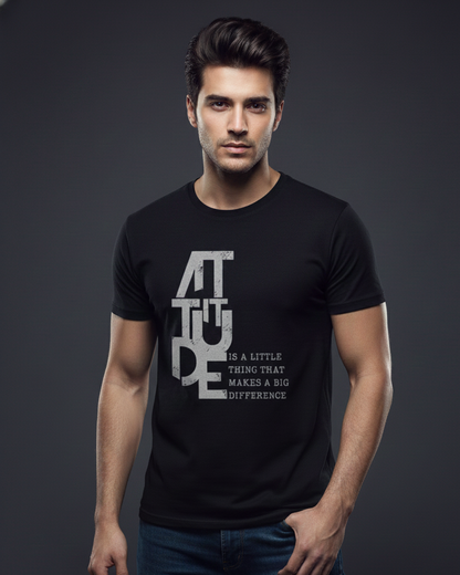 Mens T-Shirt Supima (Unisex) Attitude
