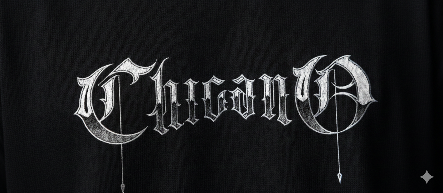 Mens Terry Oversized Tee ( Unisex ) Chicago