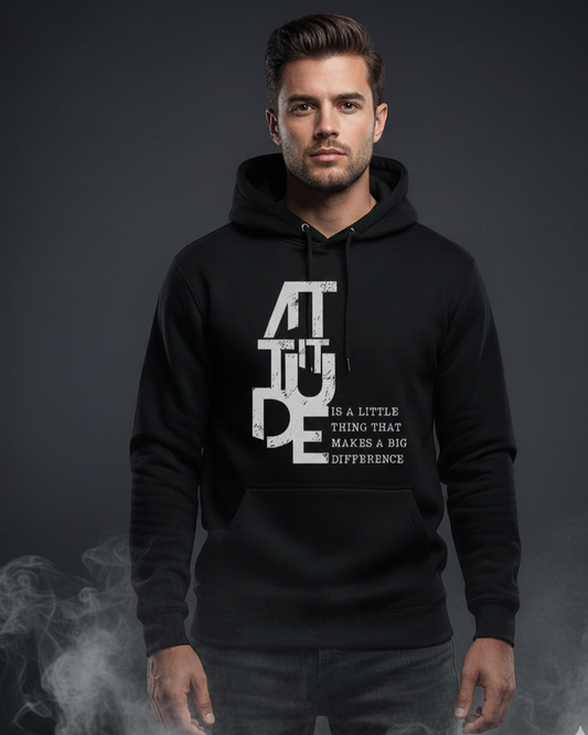 Mens , Womens Hoodie (Unisex ) Reflective, Attitude