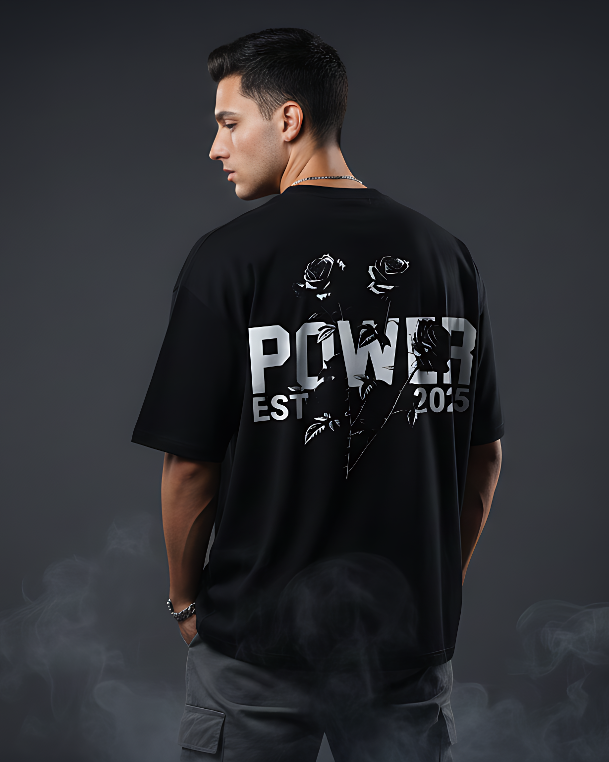 Mens Terry Oversized Tee ( Unisex ) Power