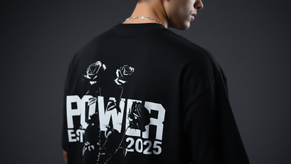 Mens Terry Oversized Tee ( Unisex ) Power